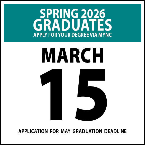 image of Spring 2026 Graduation Application Deadline
